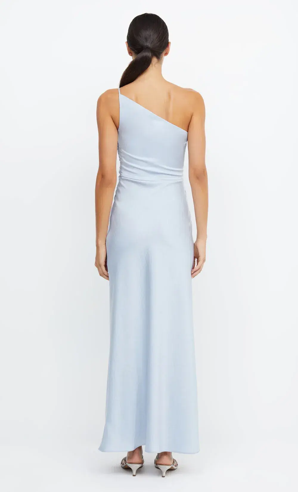 Bec & Bridge Eternity Asym Maxi Dress Dusty Blue Size 8 - Image 2