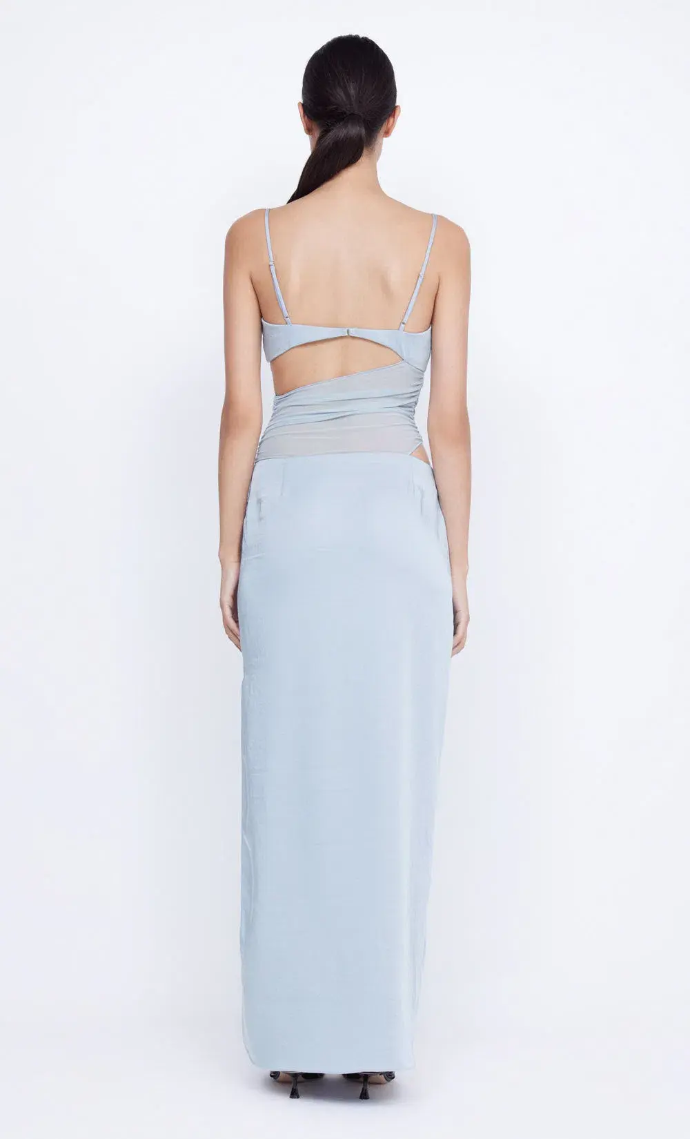 Bec & Bridge Mari Lou Asym Maxi Dress Dove Blue Size 10 - Image 2