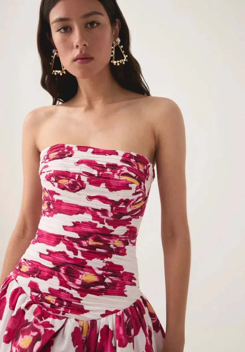 Aje Behold Maxi Dress Boldly Blooming Size 6 - Image 5