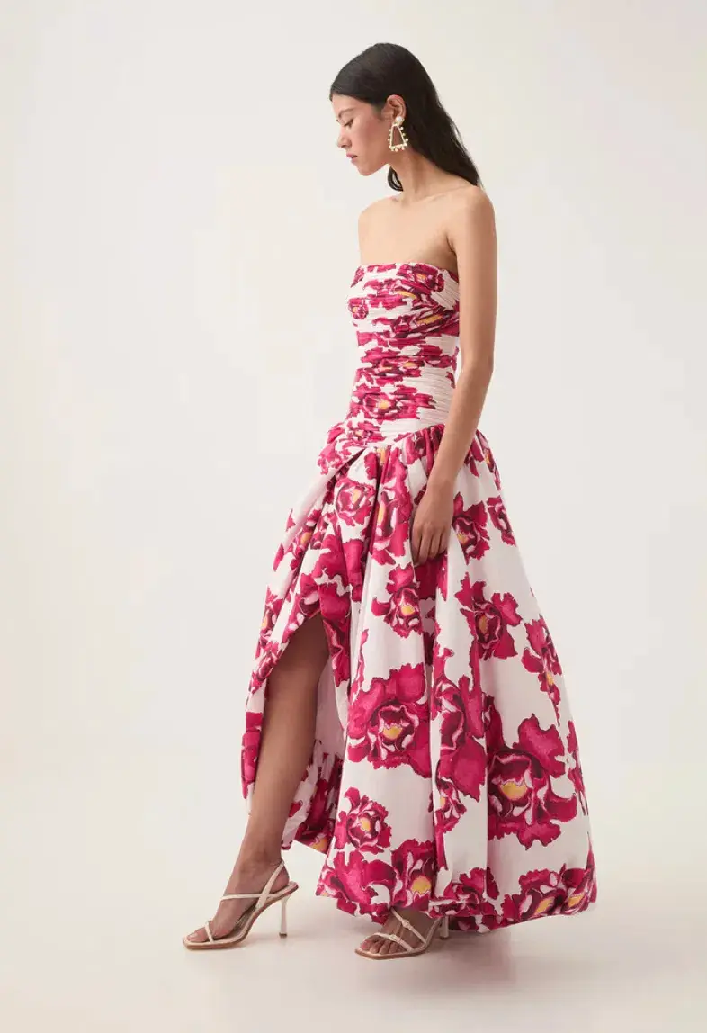 Aje Behold Maxi Dress Boldly Blooming Size 6 - Image 4