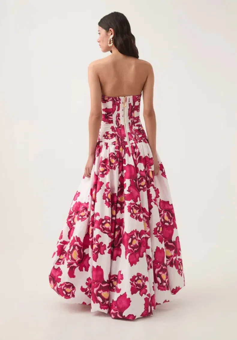 Aje Behold Maxi Dress Boldly Blooming Size 6 - Image 3