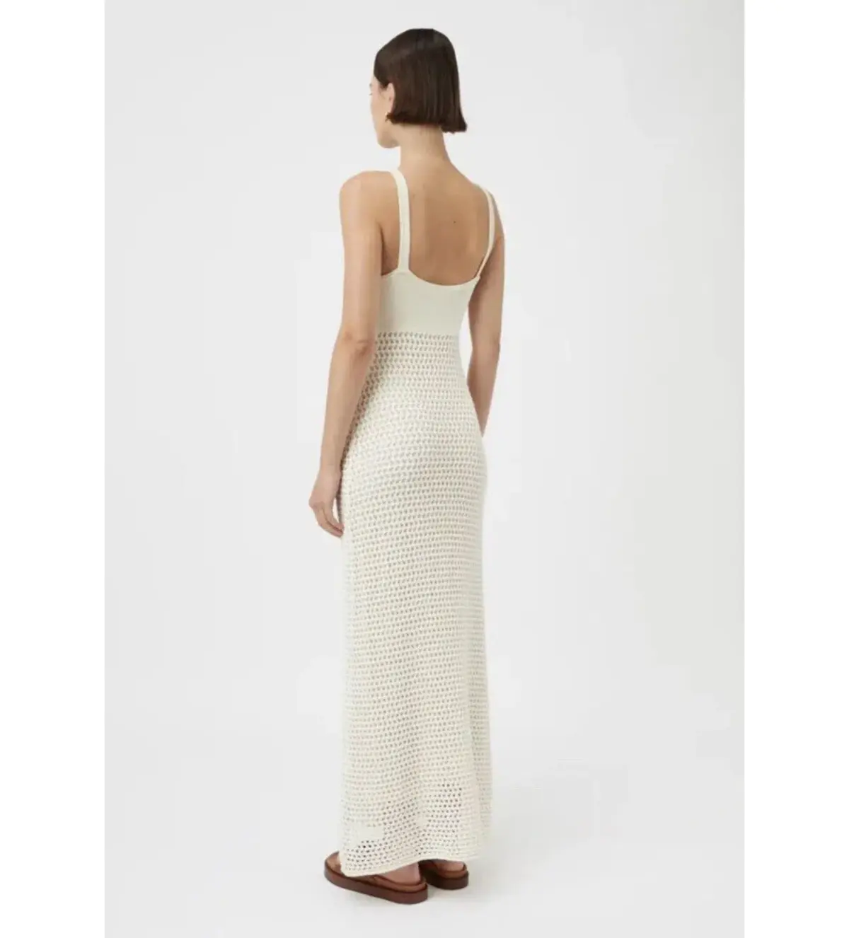 Camilla and Marc Lapis Midi Dress in Cream Size M/AU 12 - Image 4