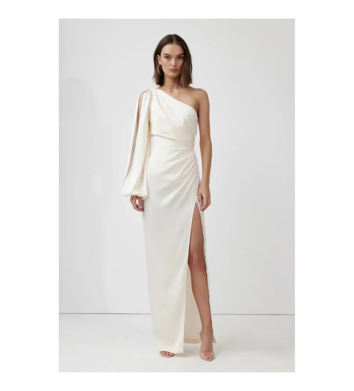 Lexi  Bloom Maxi Dress in Oyster Size AU 8 - Image 1