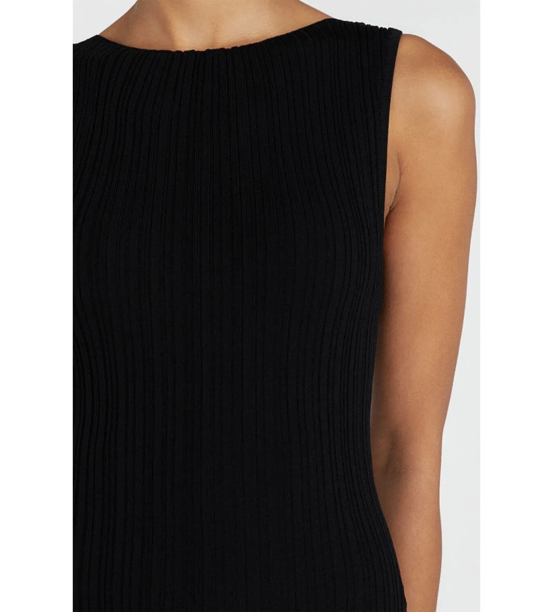 Dissh Sienna Black Knit Midi Dress Size M / AU 10 - Image 2