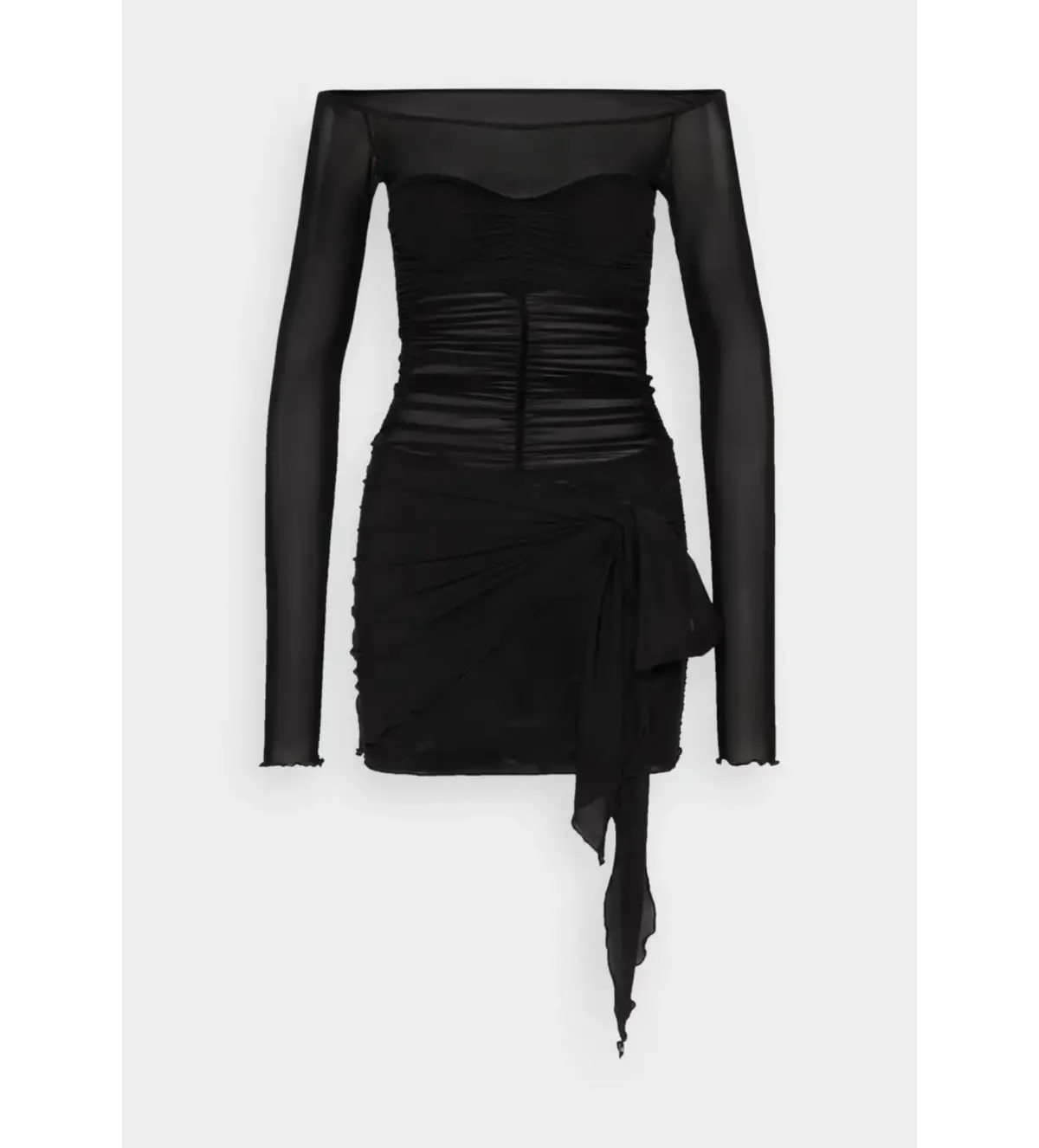 Bec & Bridge Marina Long Sleeve Mini Dress Black Size XS / AU 6 - Image 6