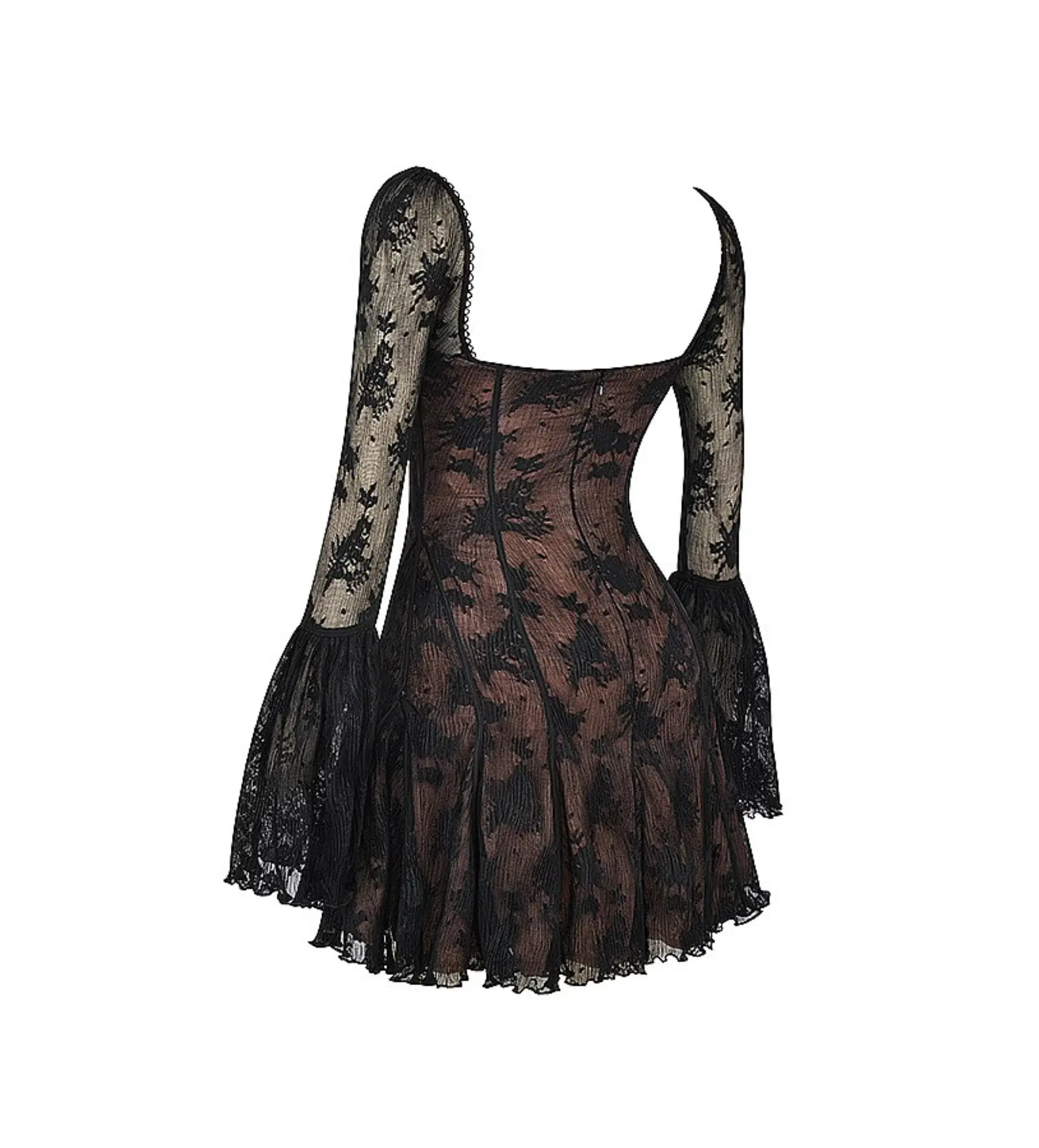 House of CB Analissa Black Lace Corser Mini Dress Size AU 6  - Image 6