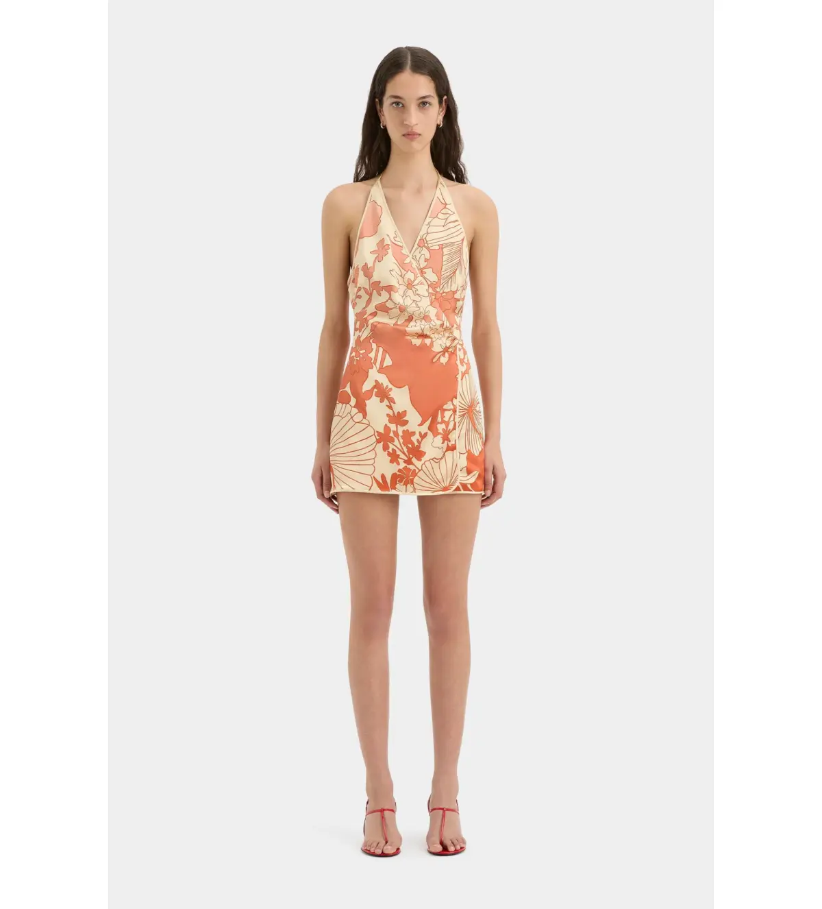 Sir The Label Como Twist Mini Dress in Paradiso Print Size AU 6 - Image 1