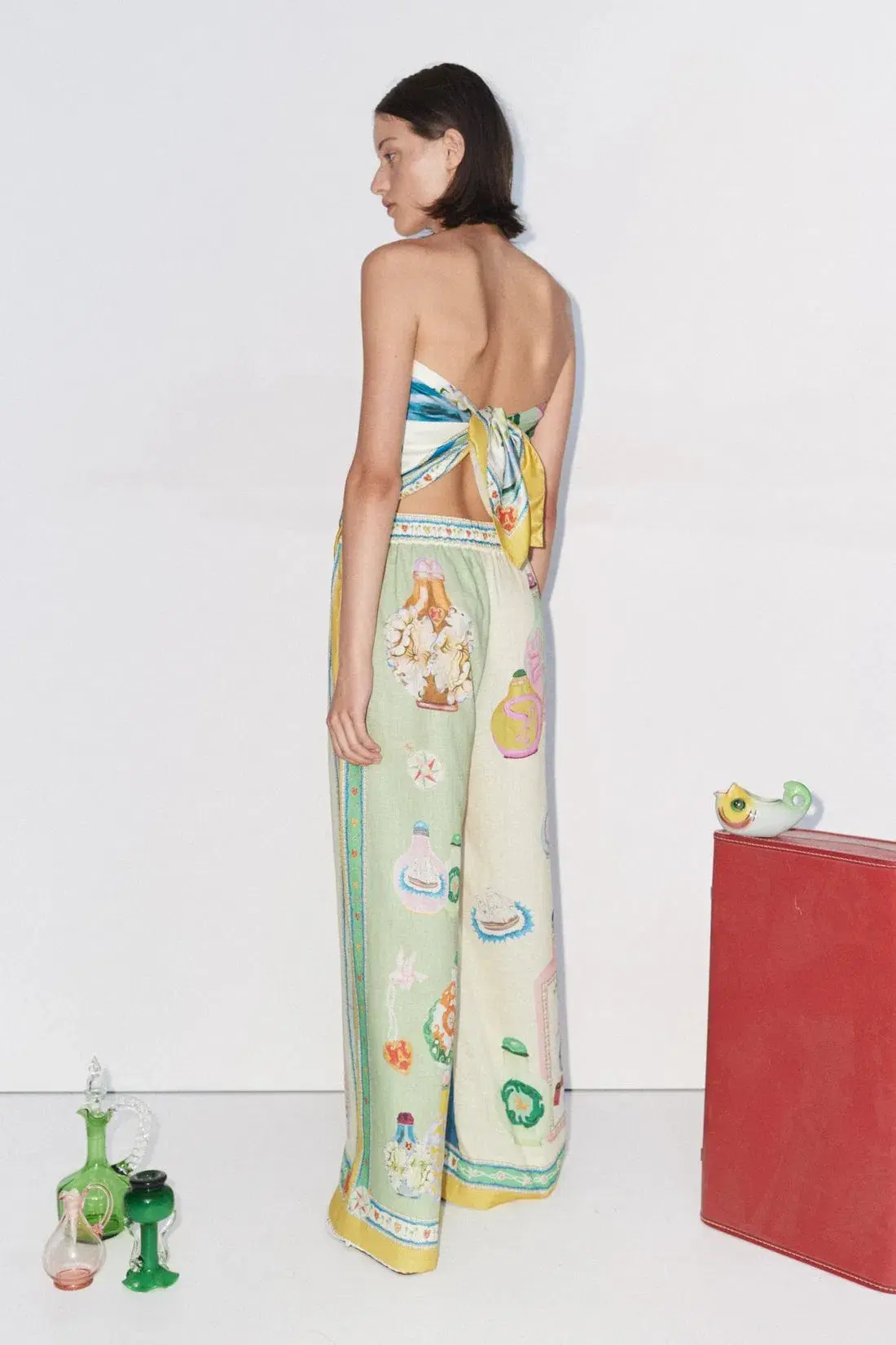 Alemais  Elixir Scarf And Pants Set Multi Print Size 8  - Image 2