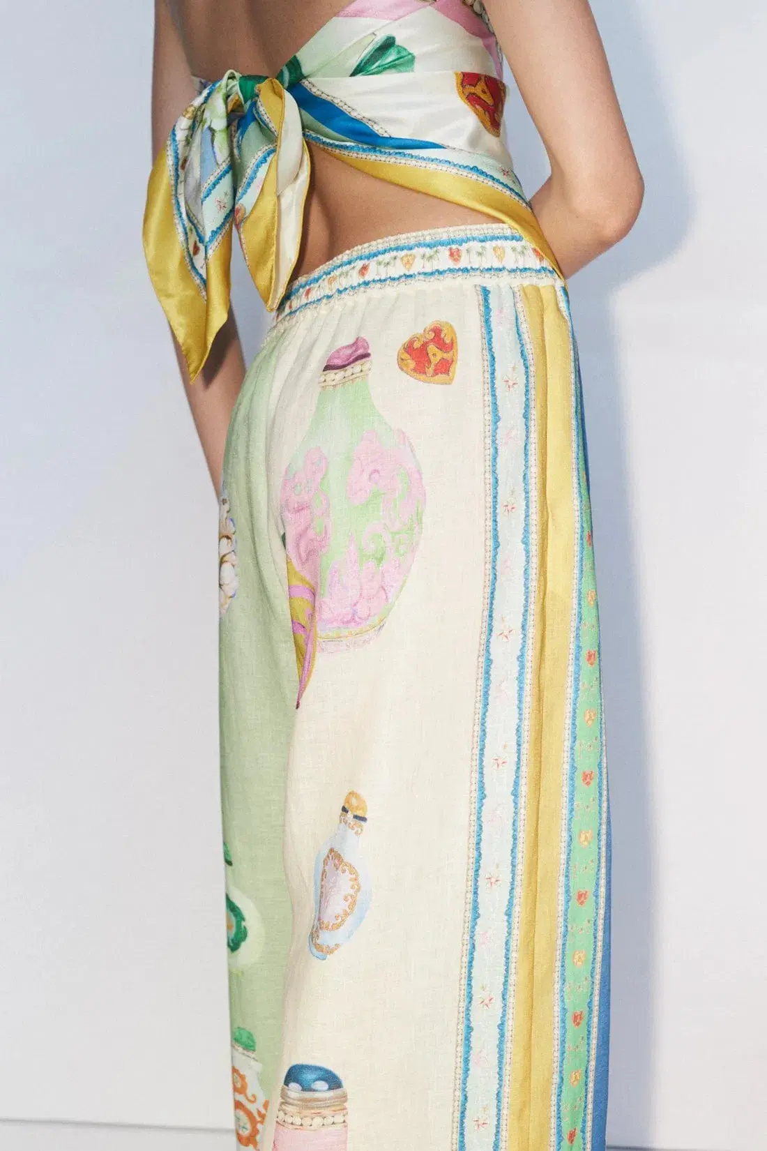 Alemais  Elixir Scarf And Pants Set Multi Print Size 8  - Image 3