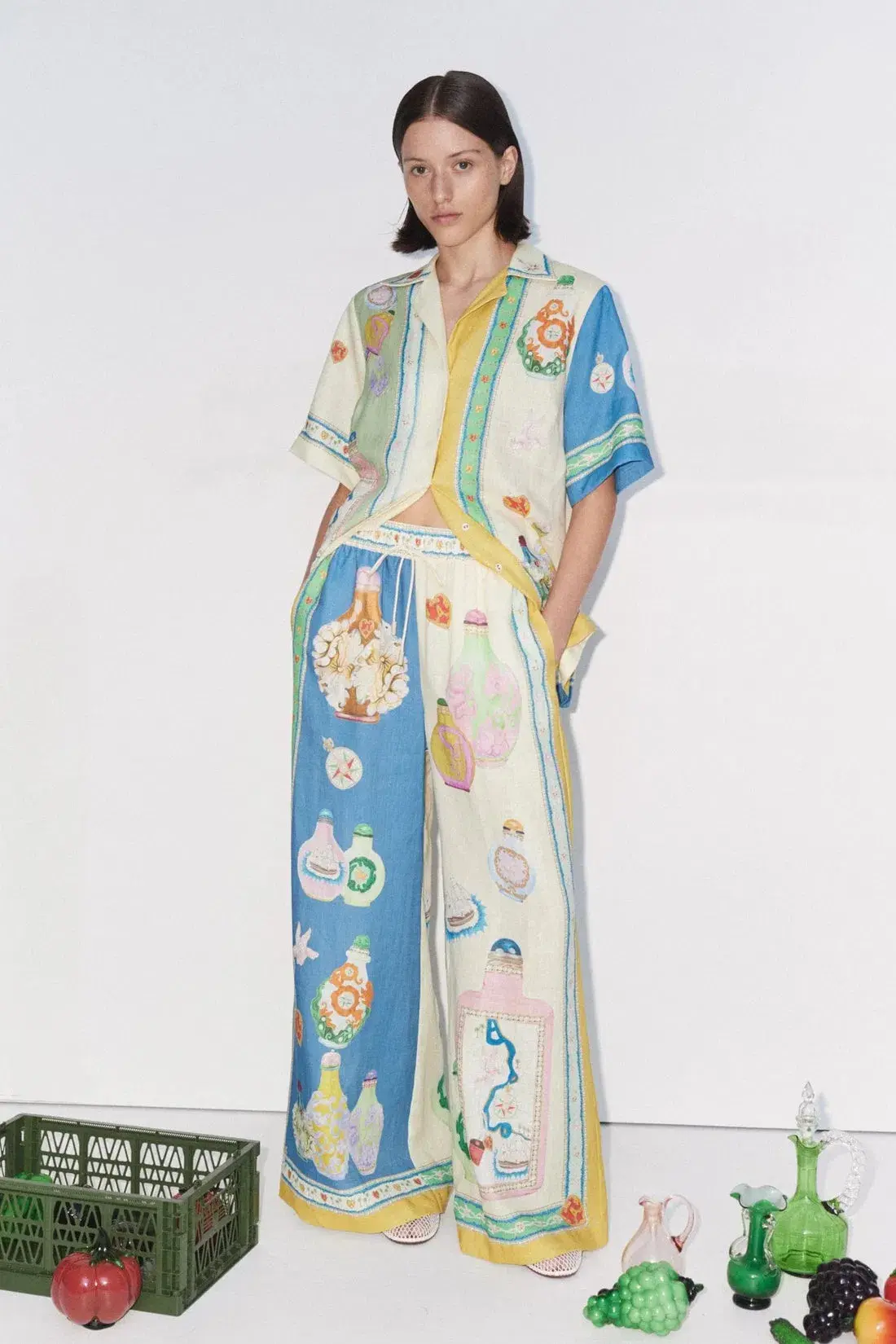 Alemais Elixir Shirt Size 6 And Pant Size 8 Set Print   - Image 1