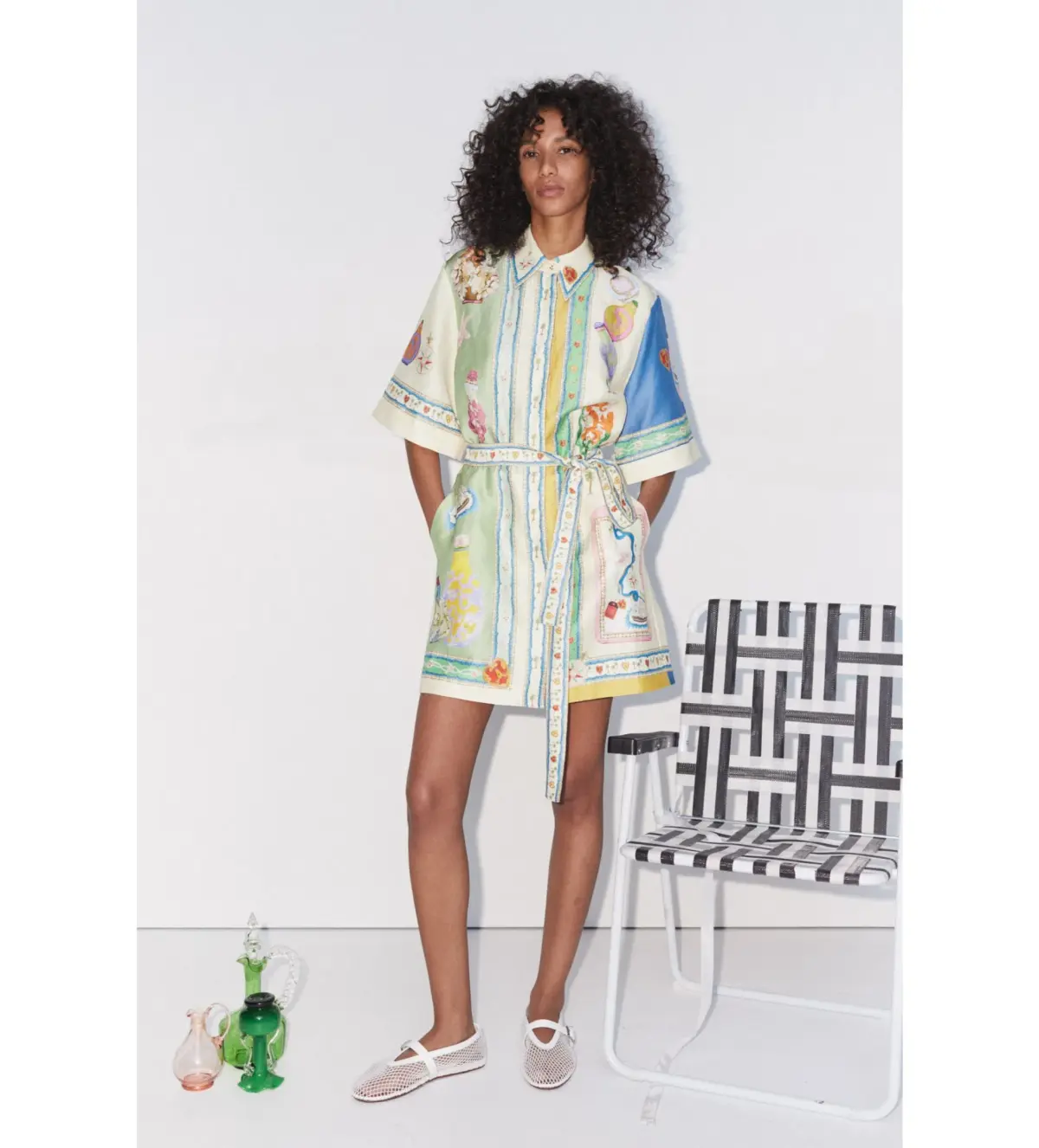 Alemais Elixir Mini Dress Print Size 6  - Image 1