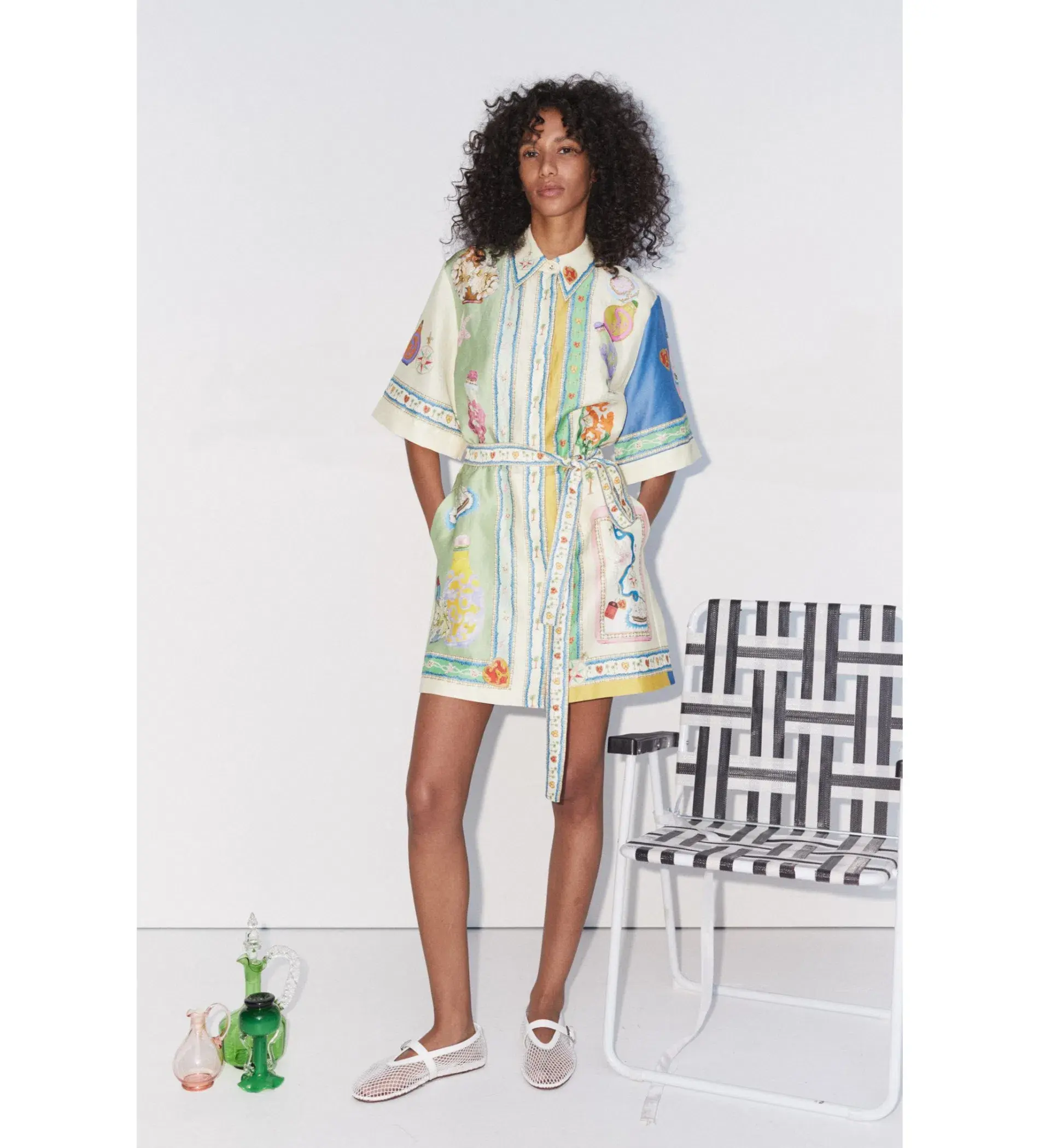 Alemais Elixir Mini Dress Print Size 6  - Image 1
