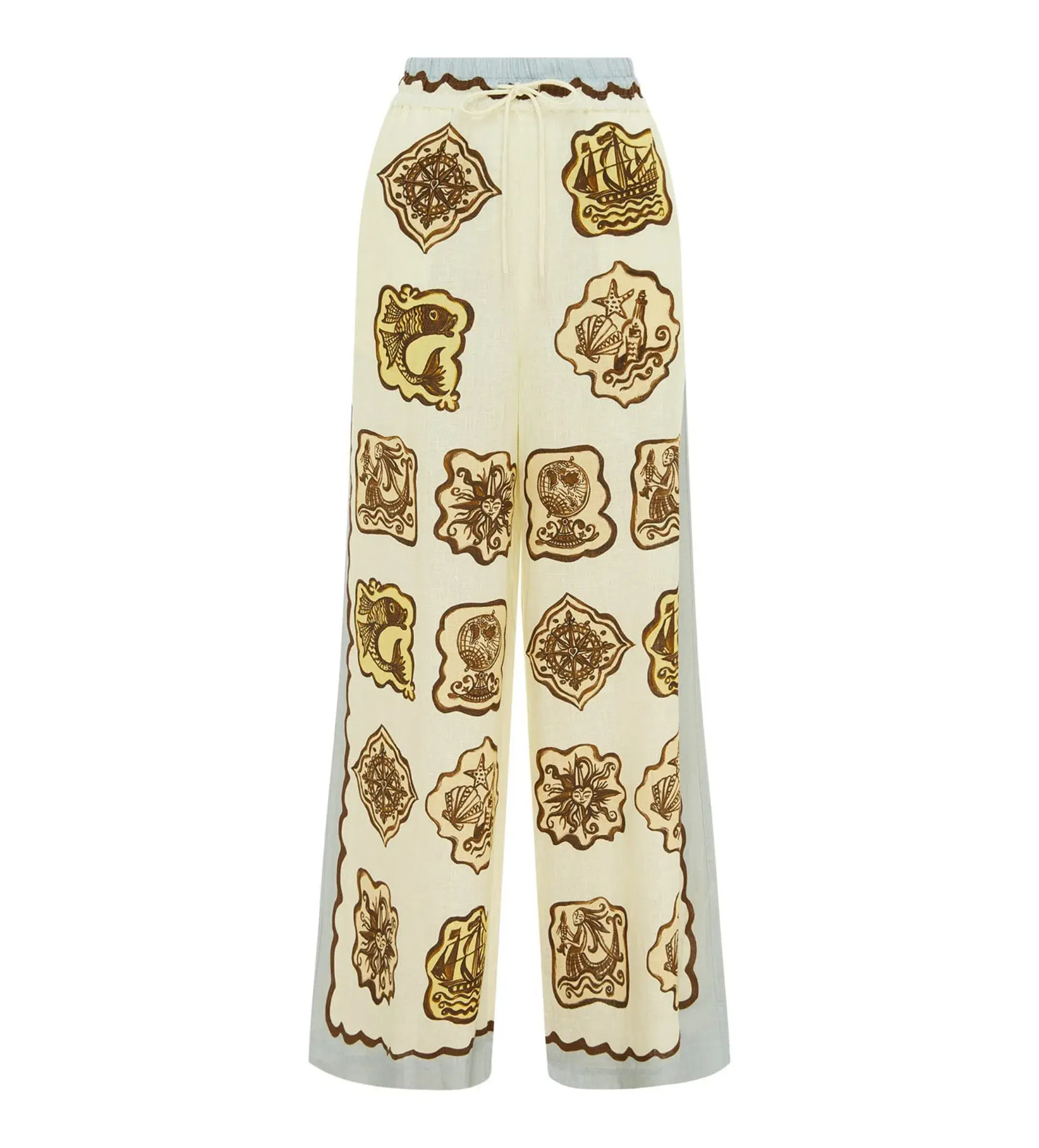 Alemais Relic Shirt Size 6 and Pant Size 8 Set Print - Image 4