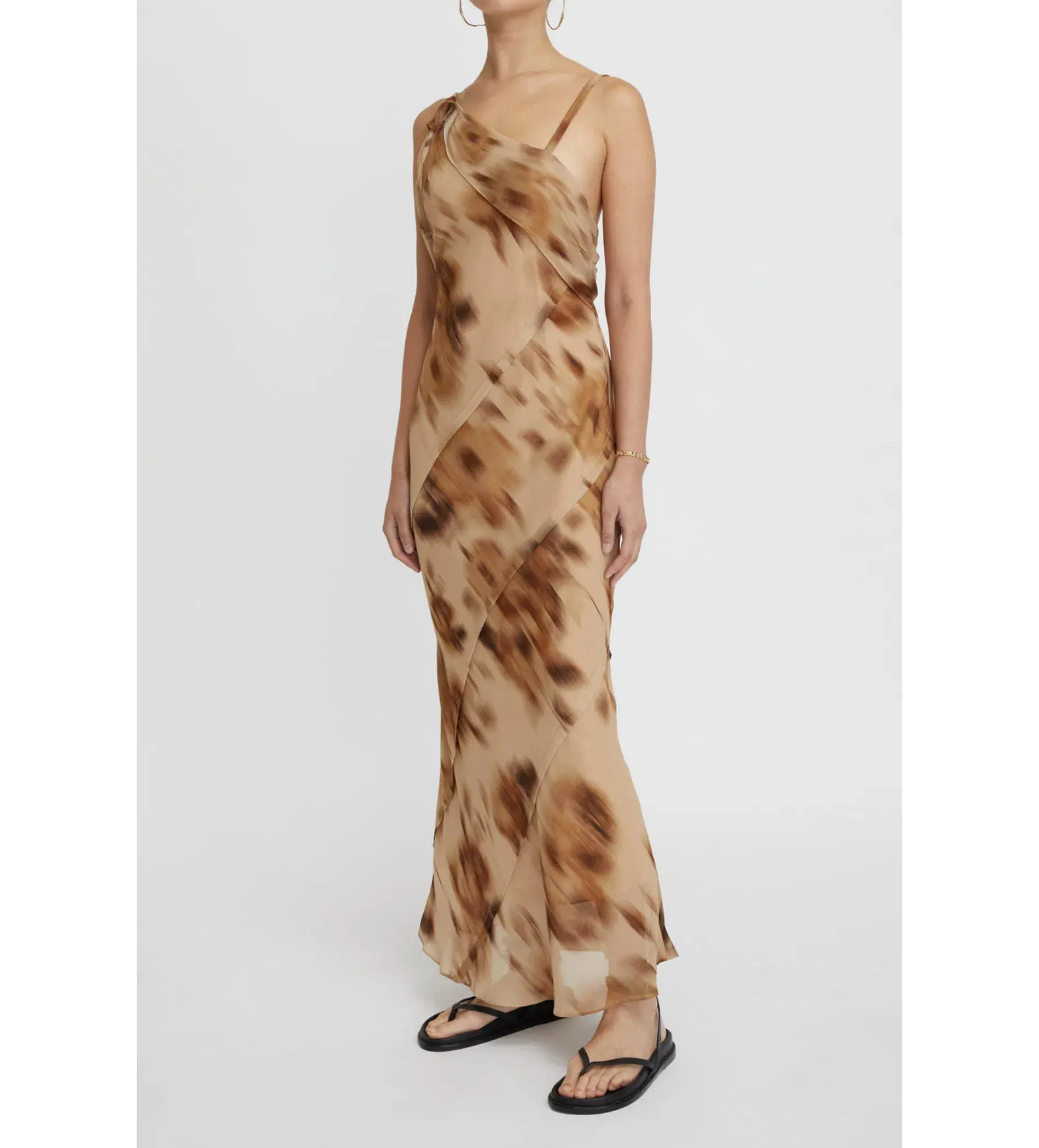 Lee Mathews The Lori Dress Hazlenut Size 8  - Image 1