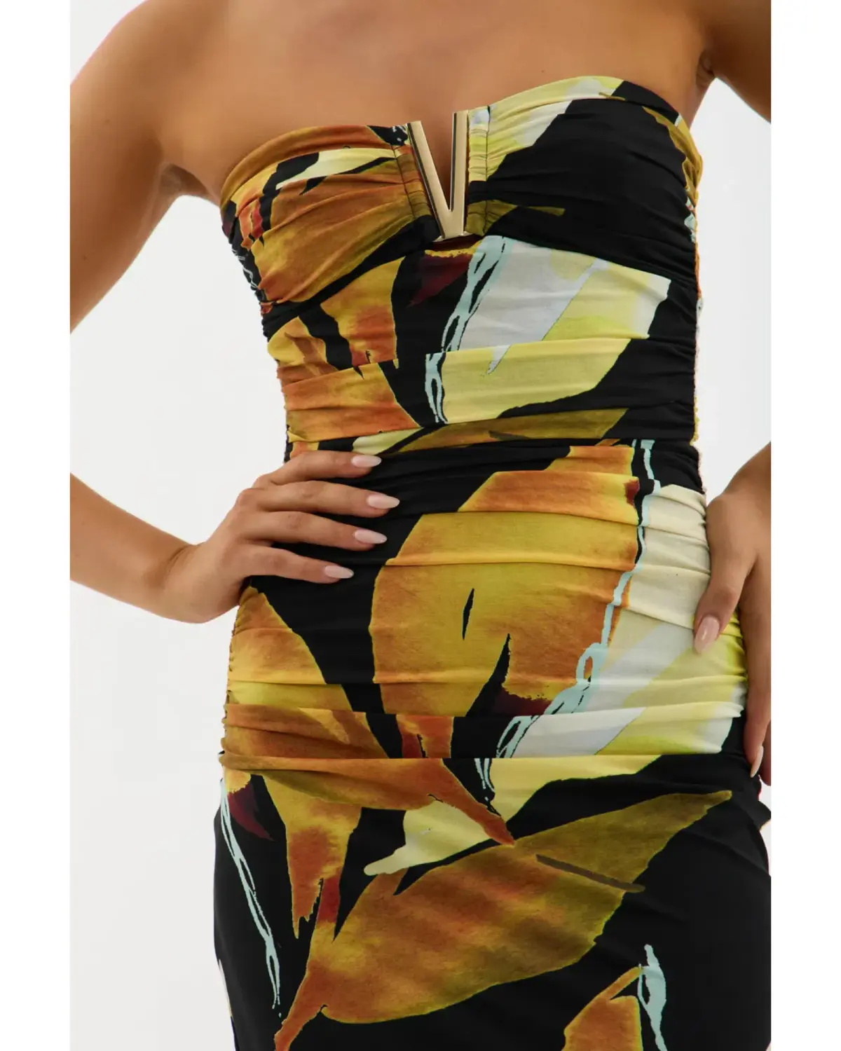 Rebecca Vallance Petals Of Paradise Gown Print Size AU 10 - Image 3