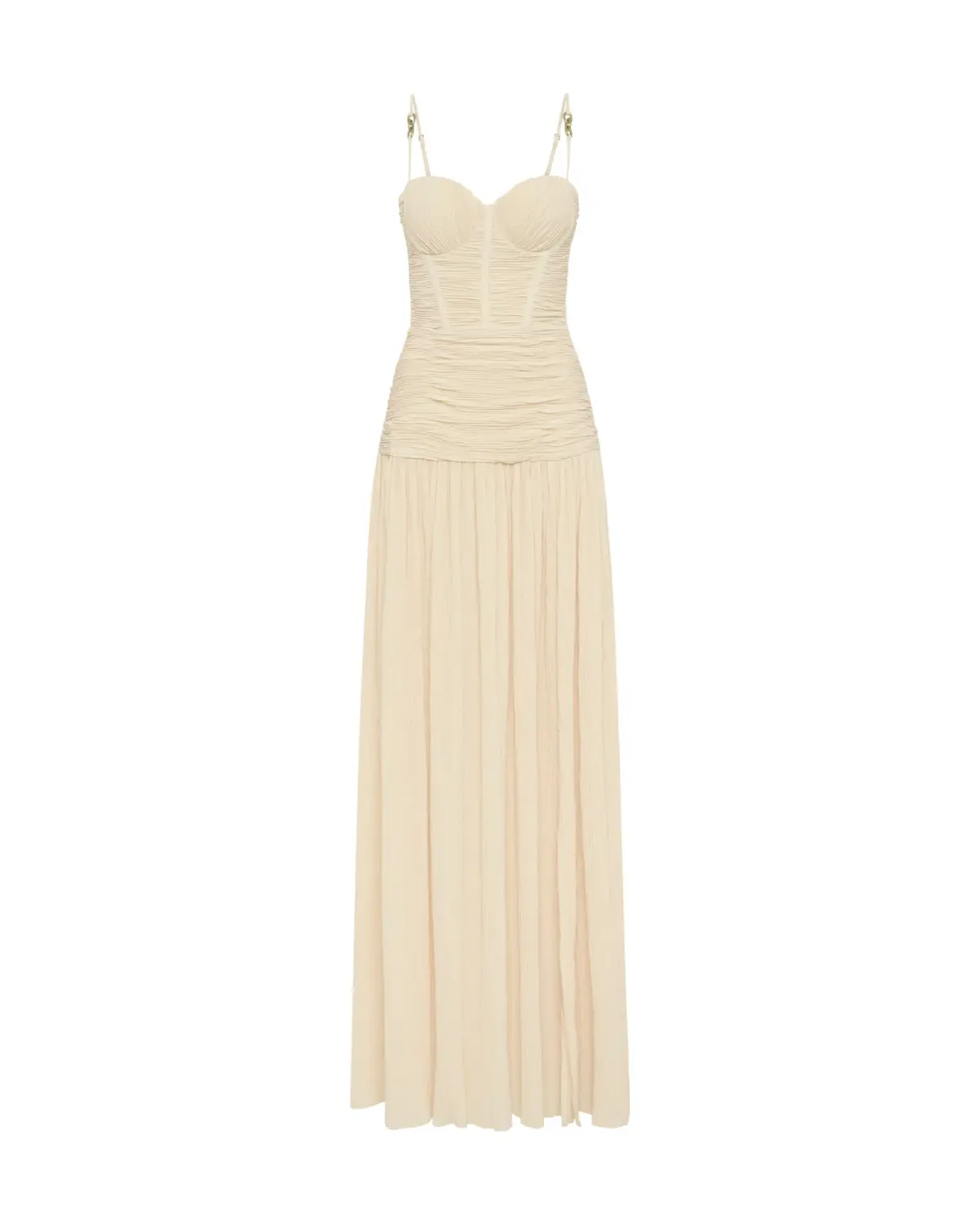 Manning Cartell Double Time Pleat Dress Nougat Size AU 8 - Image 6