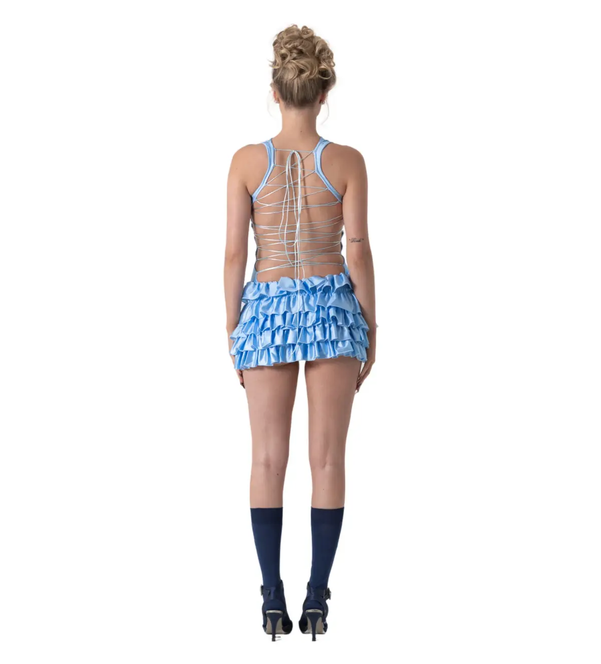 Bye Bambi Madison Mini Dress Blue Size S / AU 8 - Image 3