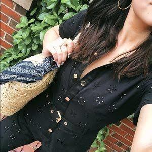 For Love and Lemons Spring Eyelet Jumpsuit size 8 - Image 3