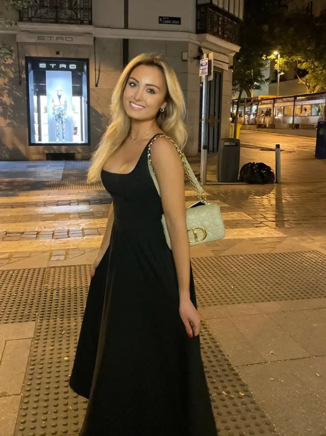 Odd Muse Ultimate Muse High Waist Square Neck Midi Dress Black Size AU 10 for rent on The Volte - main image