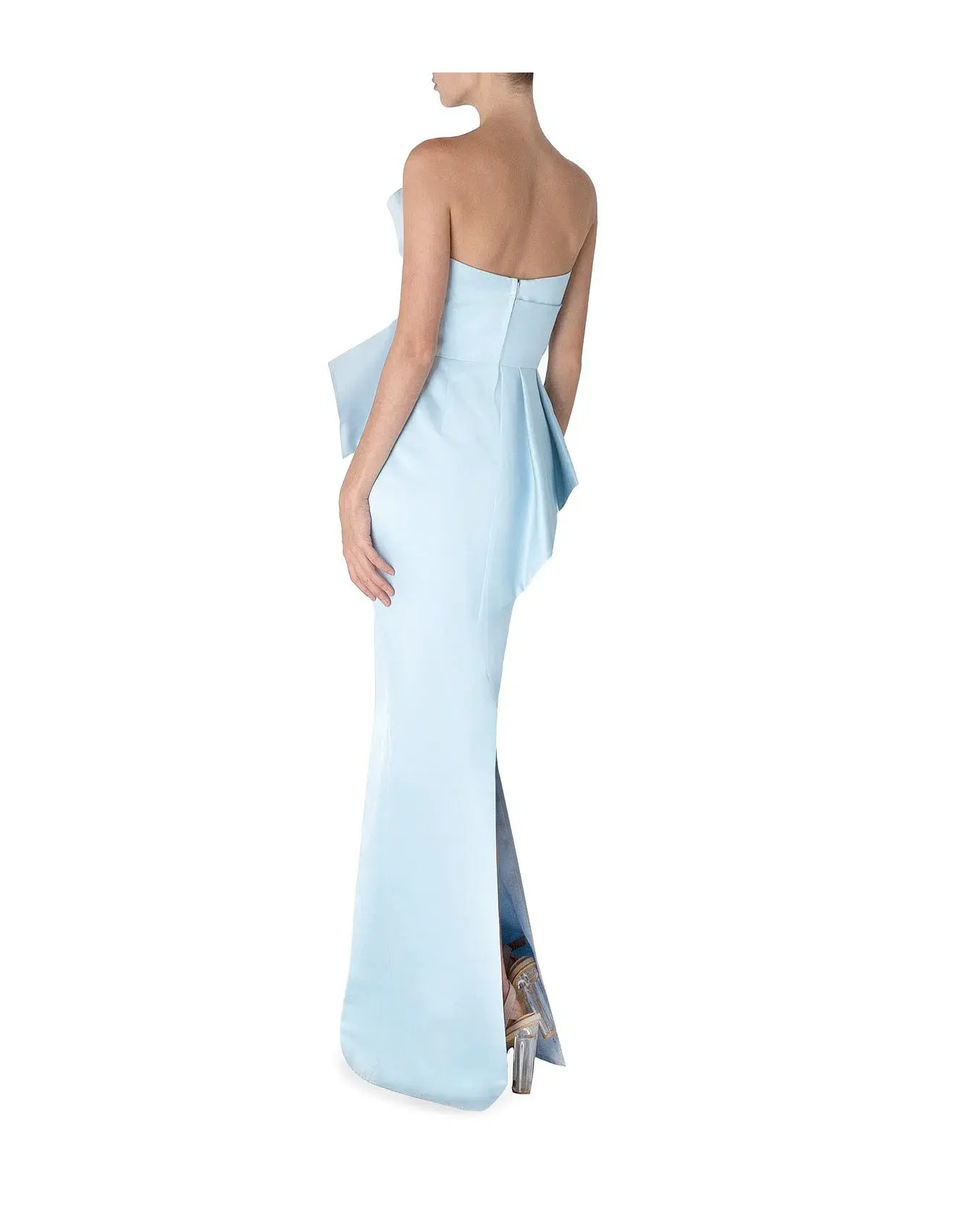 Carla Zampatti Sabrina Gown Ice Blue Size 10 - Image 3