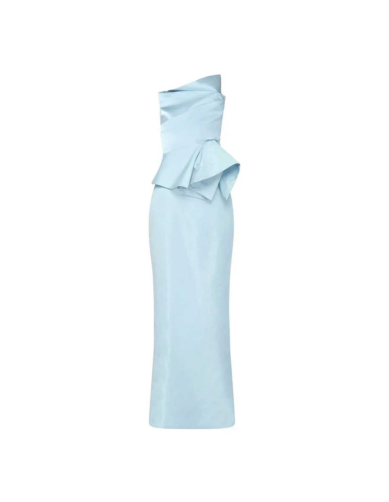 Carla Zampatti Sabrina Gown Ice Blue Size 10 - Image 6