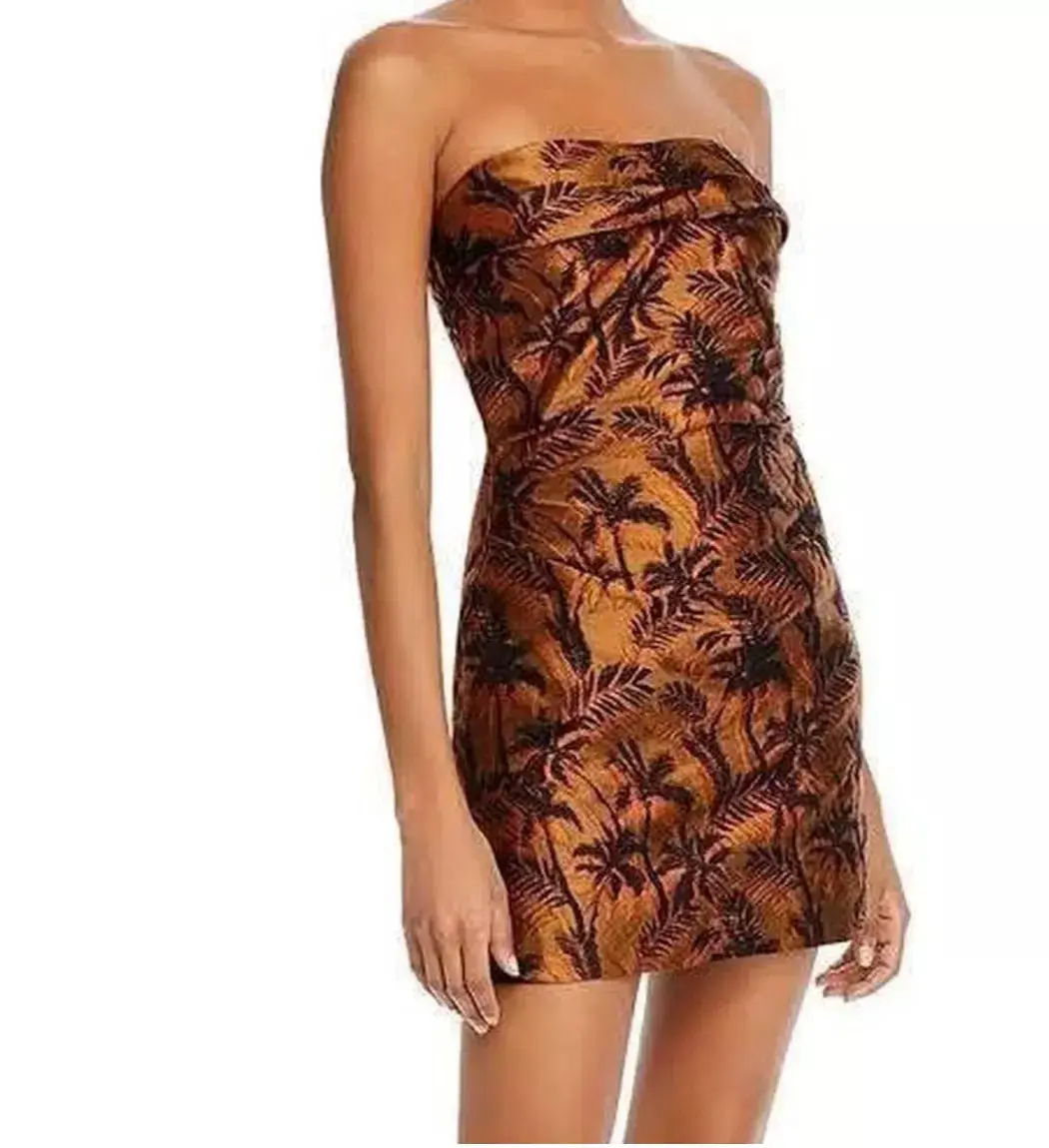 Bec & Bridge Far Out Mini Dress Print Size 6 - Image 3