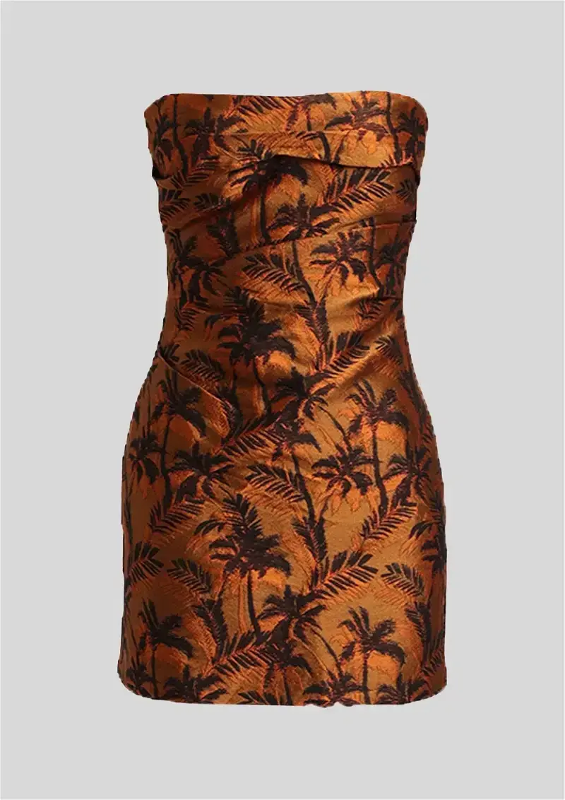 Bec & Bridge Far Out Mini Dress Print Size 6 for rent on The Volte - main image