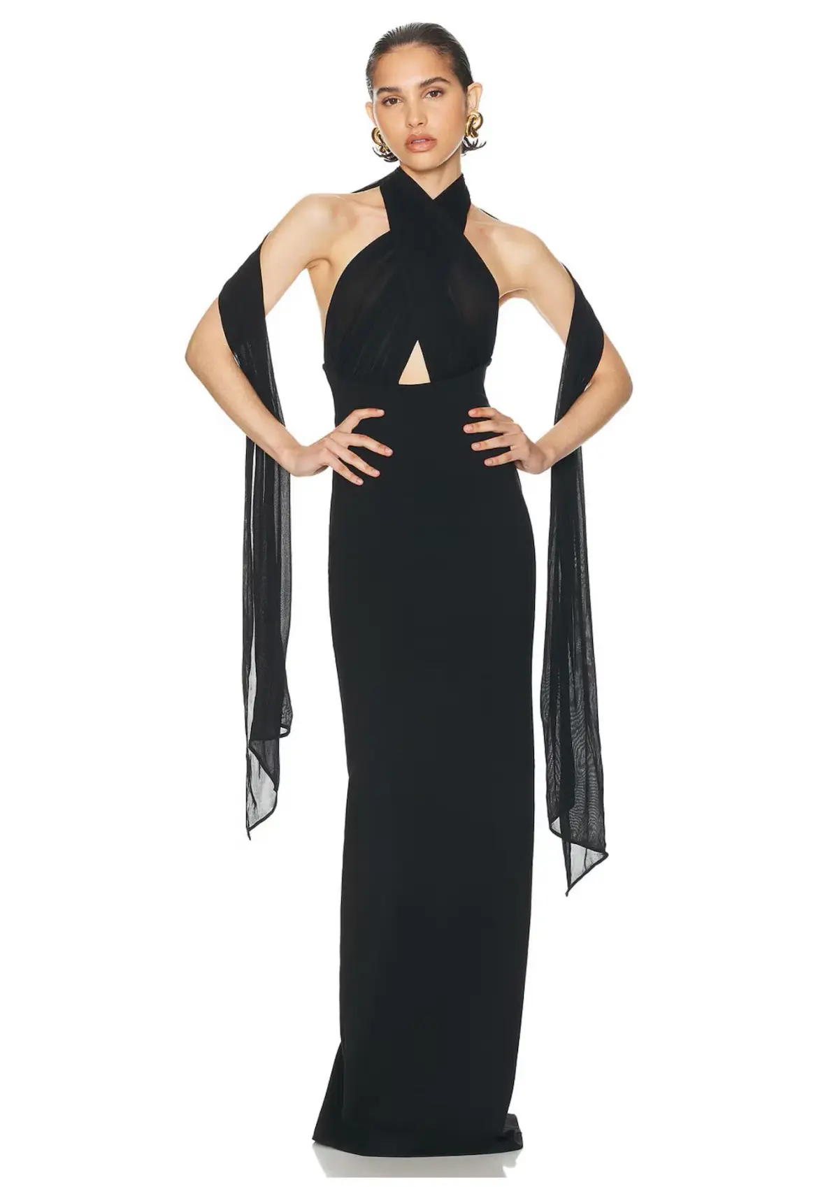 Helsa The Amber Dress Black Size XS / AU 6 - Image 1