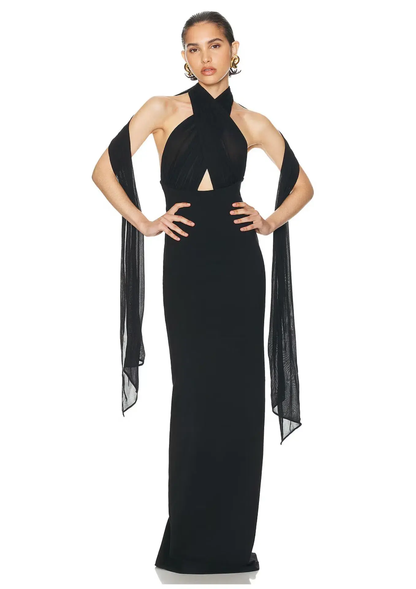 Helsa The Amber Dress Black Size XS / AU 6 - Image 1