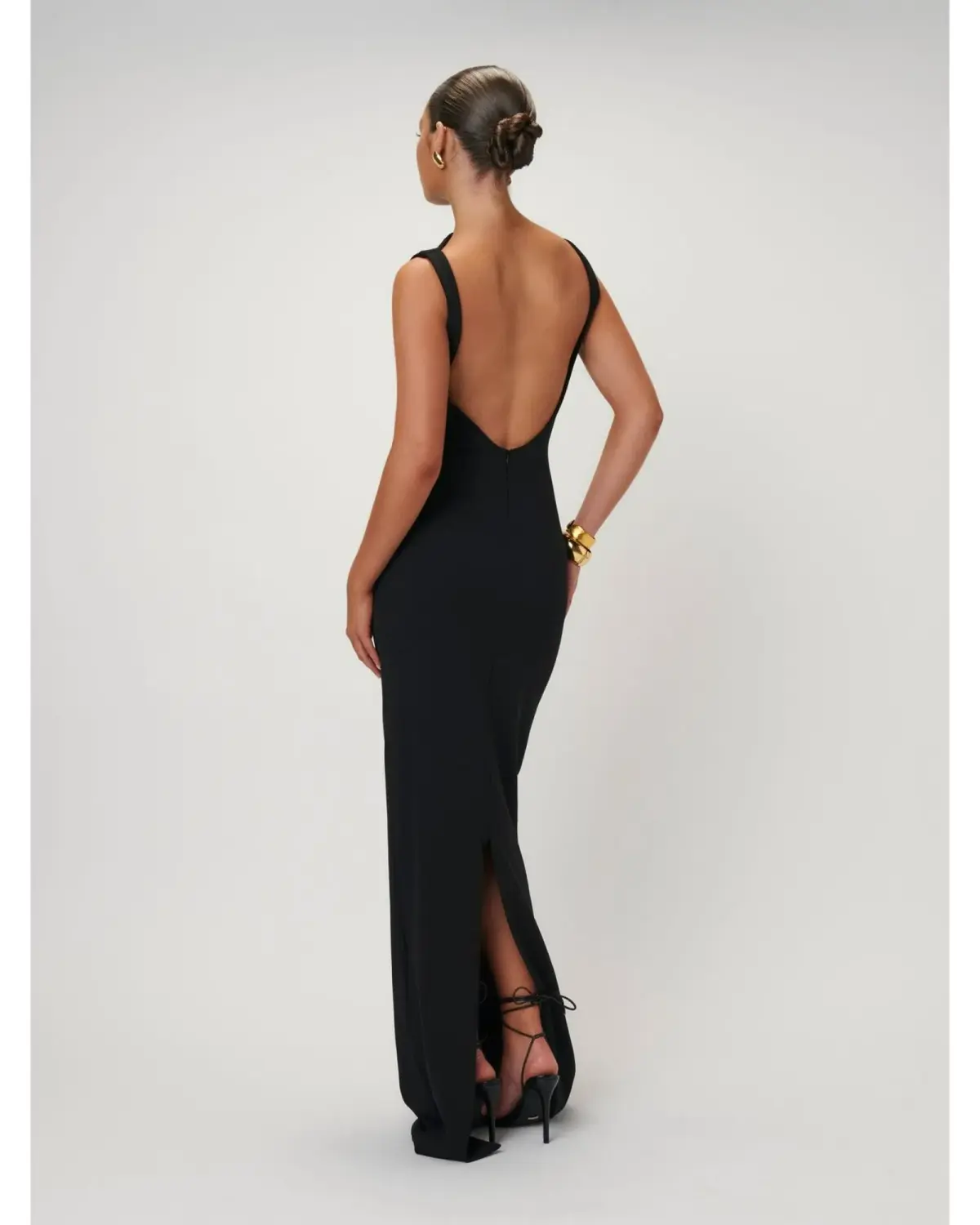 Effie Kats Verona Gown Black Size AU 12 - Image 4