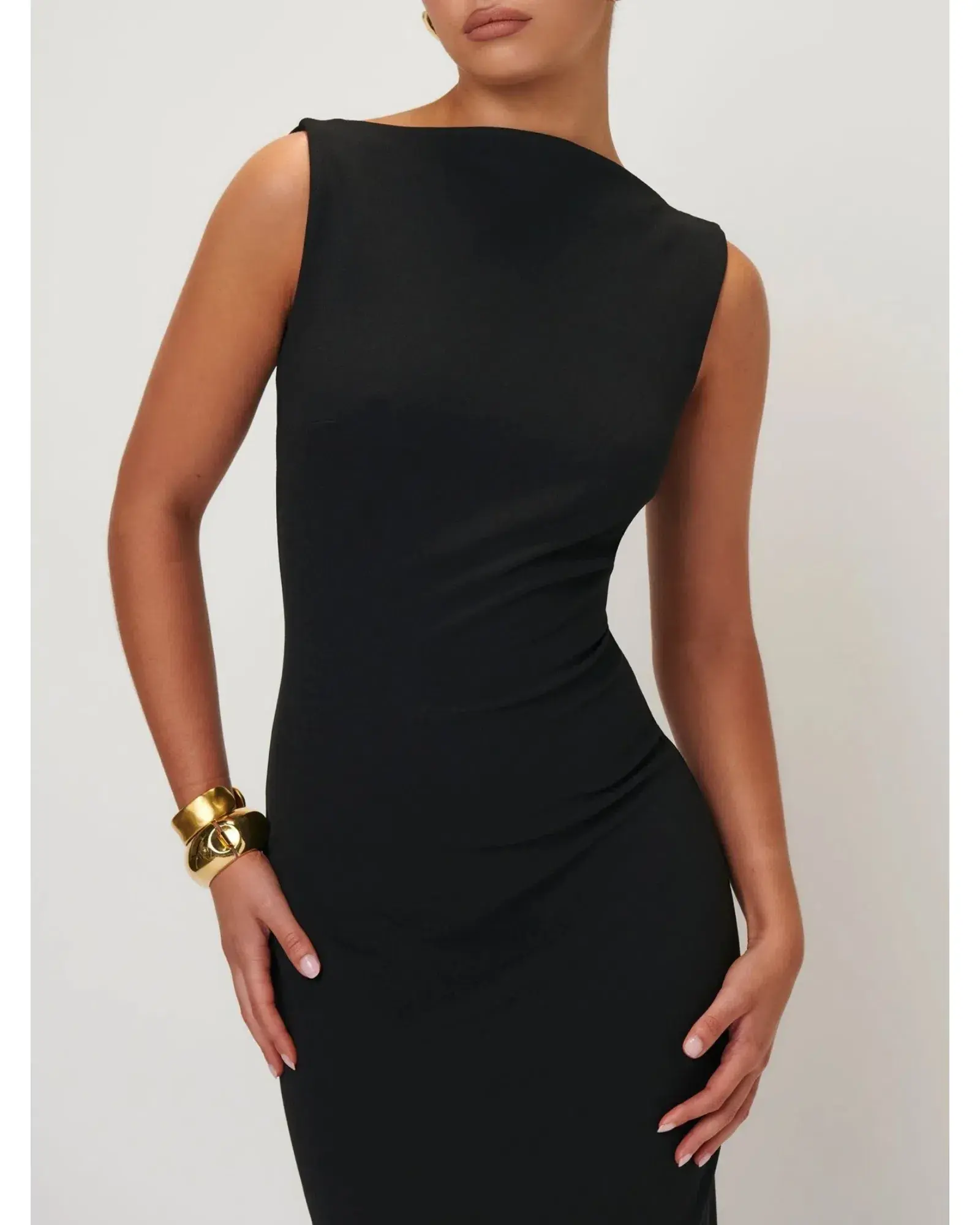 Effie Kats Verona Gown Black Size AU 12 - Image 2