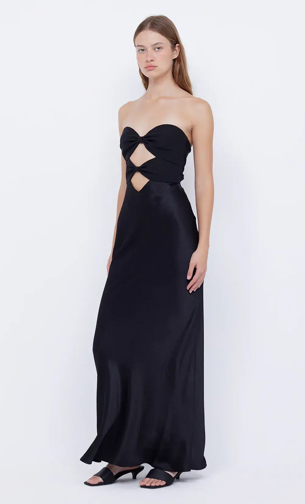 Bec & Bridge Halle Maxi Strapless Black Size AU 10 - Image 2