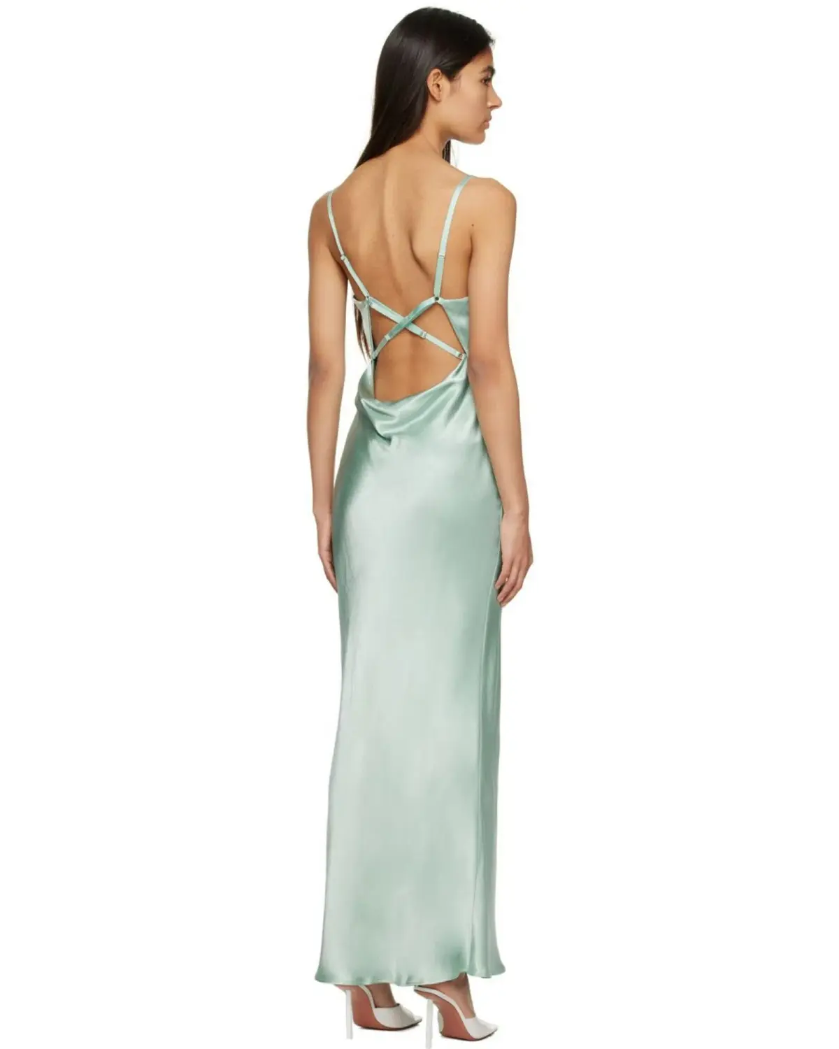 Bec & Bridge Malia Maxi Dress Seafoam Green Size AU 8 - Image 3