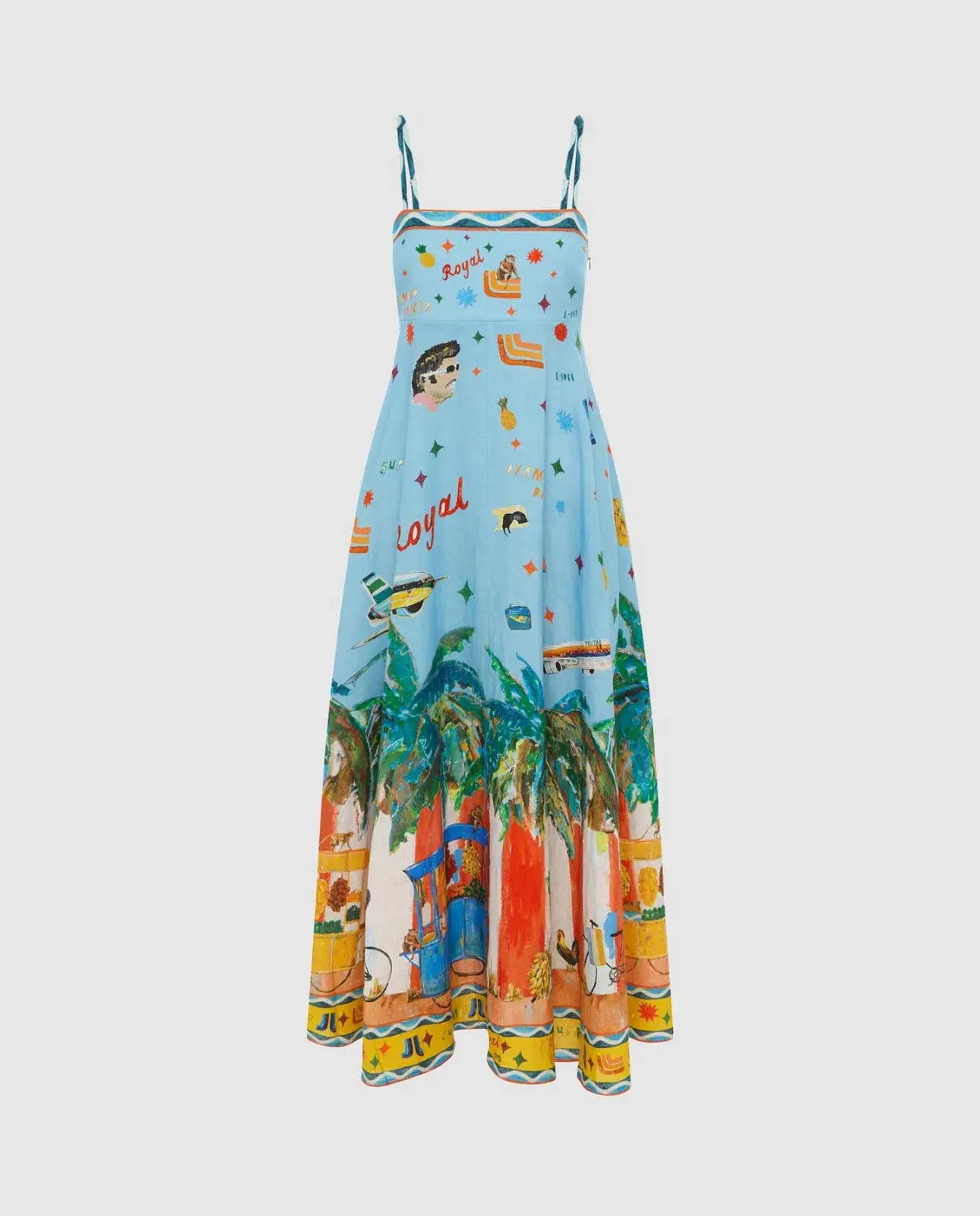 Alemais  All Aboard Sundress Print Size 10 - Image 4