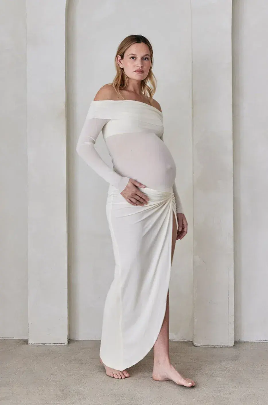 Bumpsuit Maternity Set White Size S/Au 8 - Image 6