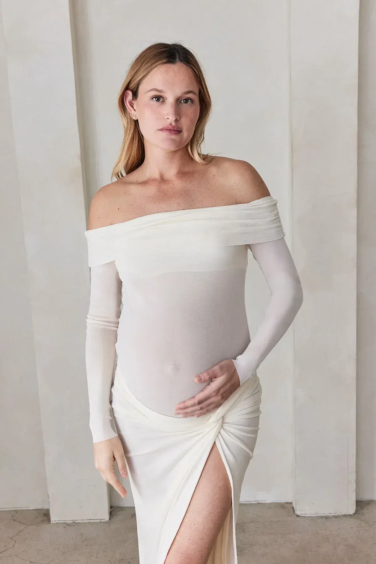 Bumpsuit Maternity Set White Size S/Au 8 - Image 4