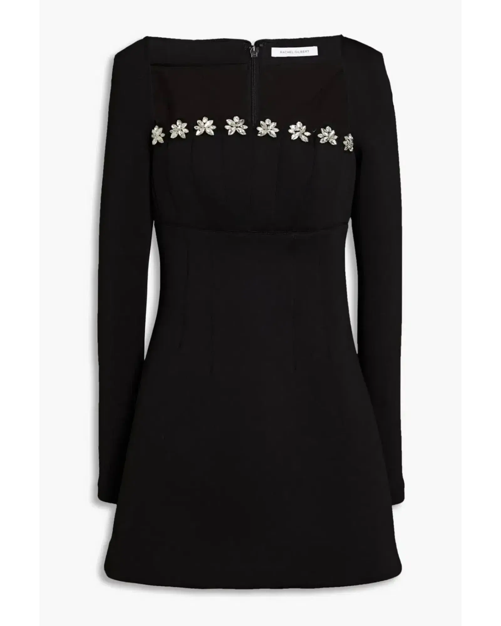 Rachel Gilbert Stella Mini Dress Black Size 4 / AU 14 - Image 3