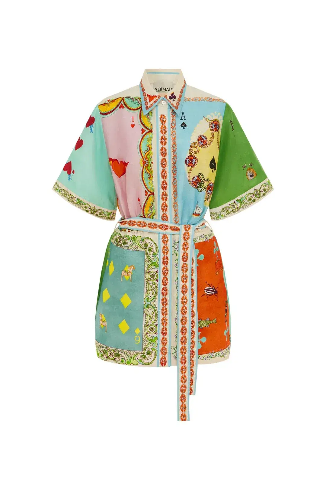 Alemais Rummy Mini Dress Multi Size AU 10 - Image 6