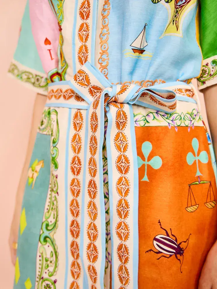 Alemais Rummy Mini Dress Multi Size AU 10 - Image 3