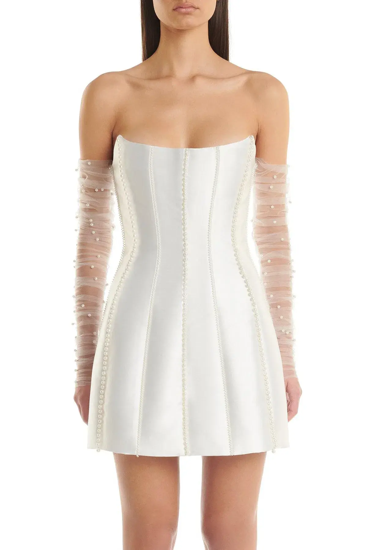 Eliya The Label Kayla Mini Dress White Size S / AU 8 - Image 2