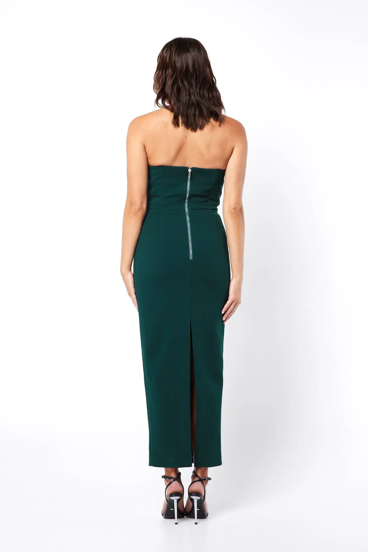 Mossman Vice Versa Midi Dress in Teal Size 6 - Image 3