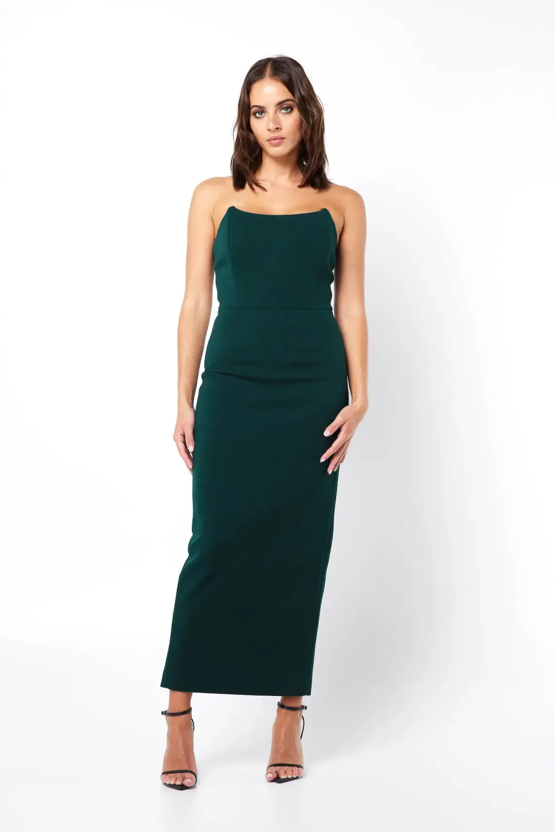 Mossman Vice Versa Midi Dress in Teal Size 6 for rent on The Volte - main image
