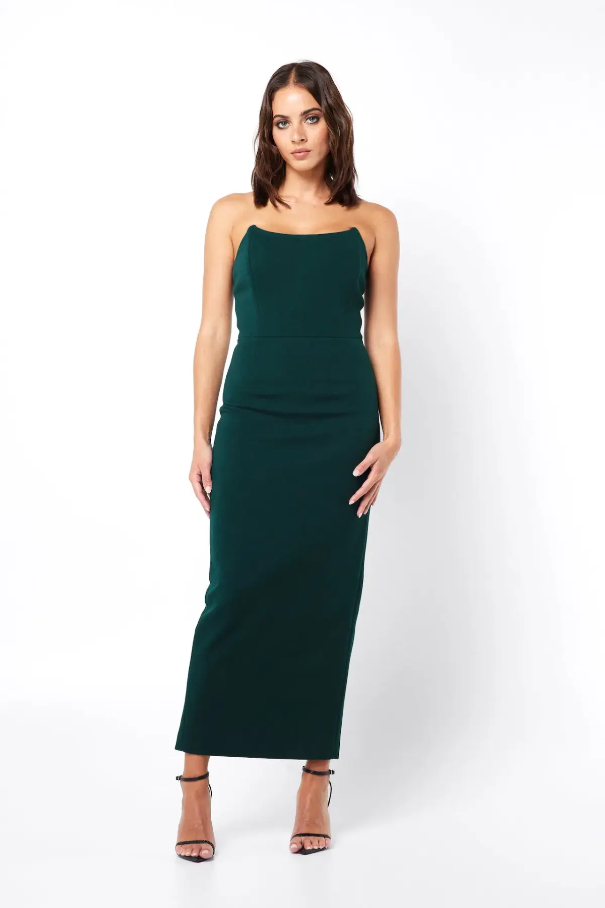 Mossman Vice Versa Midi Dress in Teal Size 6 - Image 1
