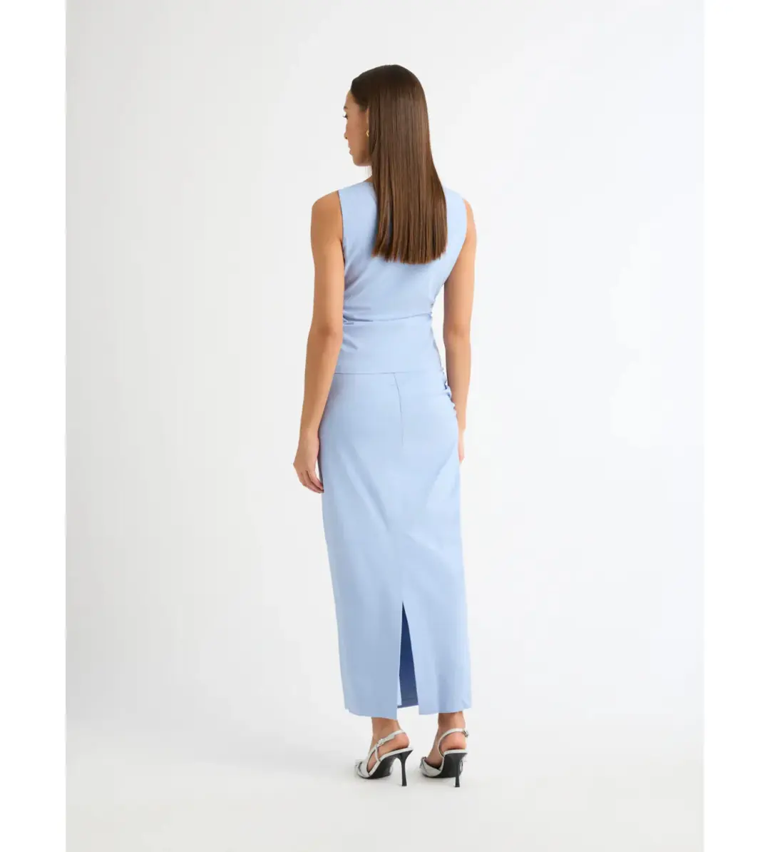 Sheike Lake Serenity Top Size AU 8 and Skirt Size AU 10 Set in Periwinkle for rent on The Volte - main image