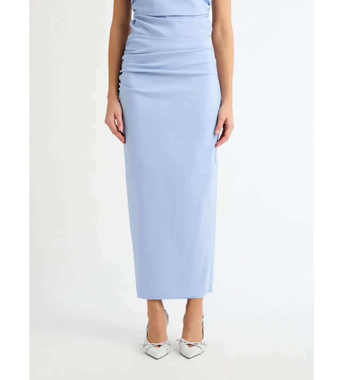Sheike Lake Serenity Top Size AU 8 and Skirt Size AU 10 Set in Periwinkle - Image 4