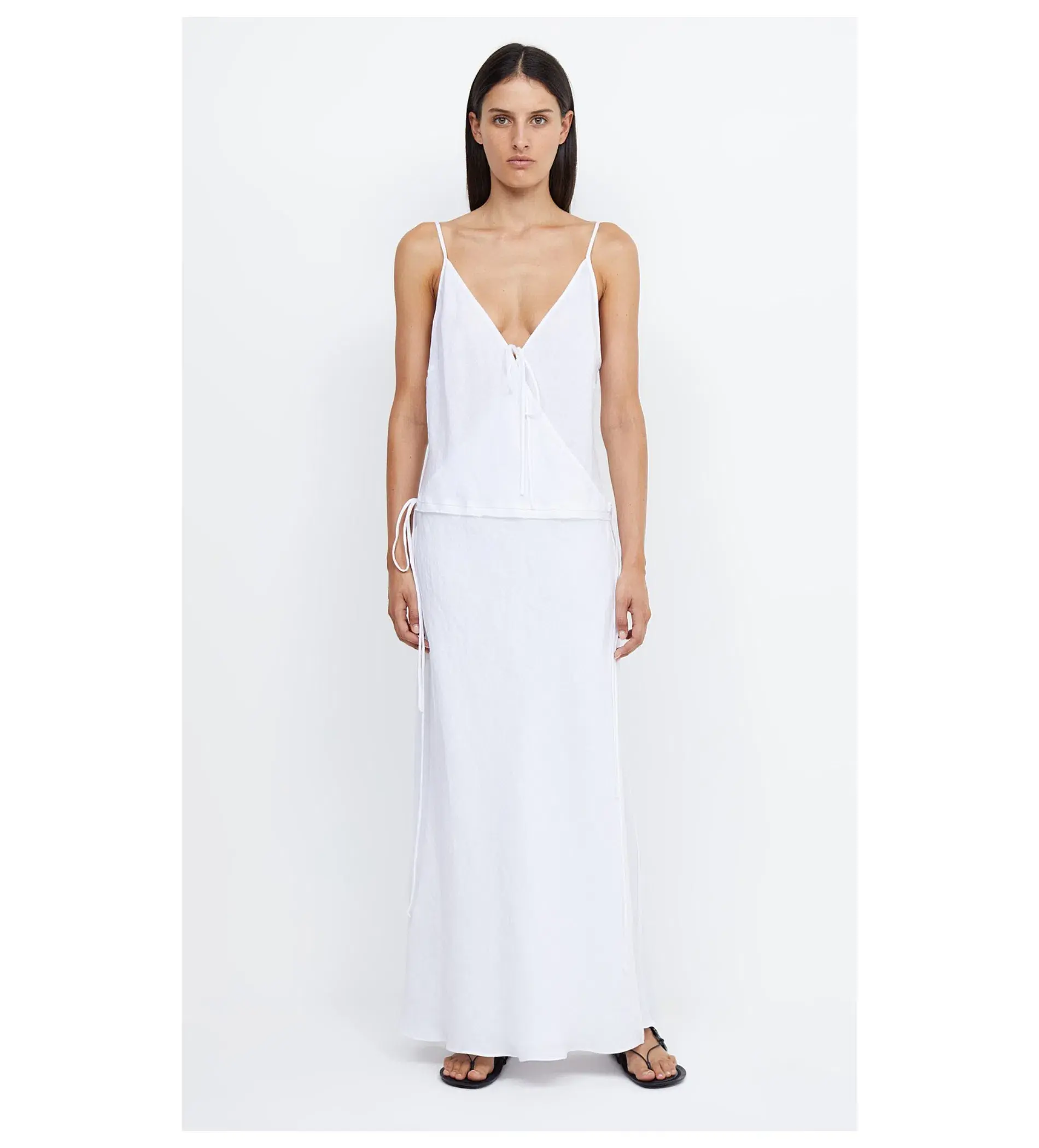 Bec & Bridge Jayden Wrap Maxi Dress White Size AU 6 - Image 1