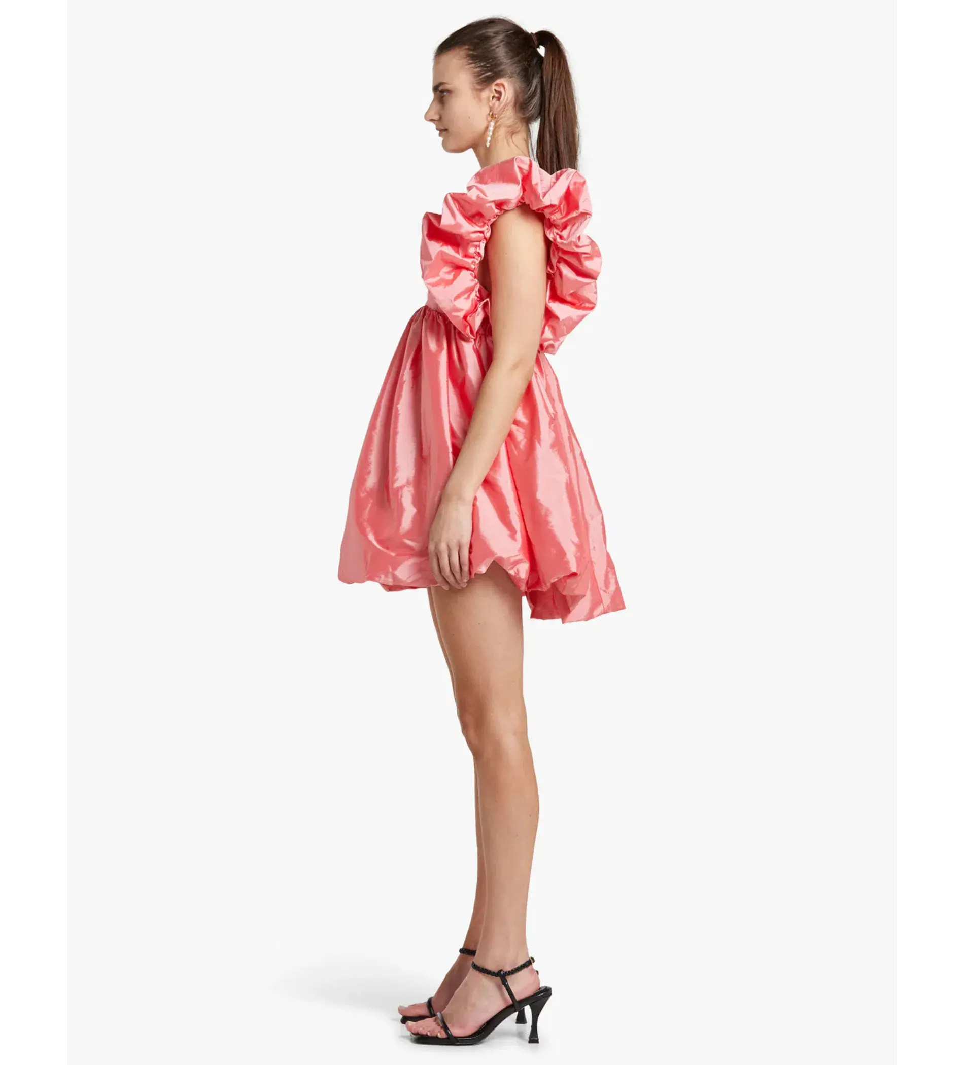 Hansen & Gretel Cosmo Mini Dress in Watermelon Size 12 - Image 4
