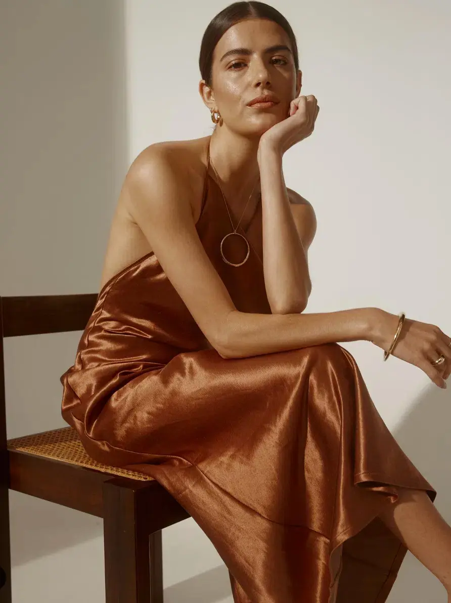 Arnsdorf Faye Midi Dress in Pana Size M / AU 10 - Image 4