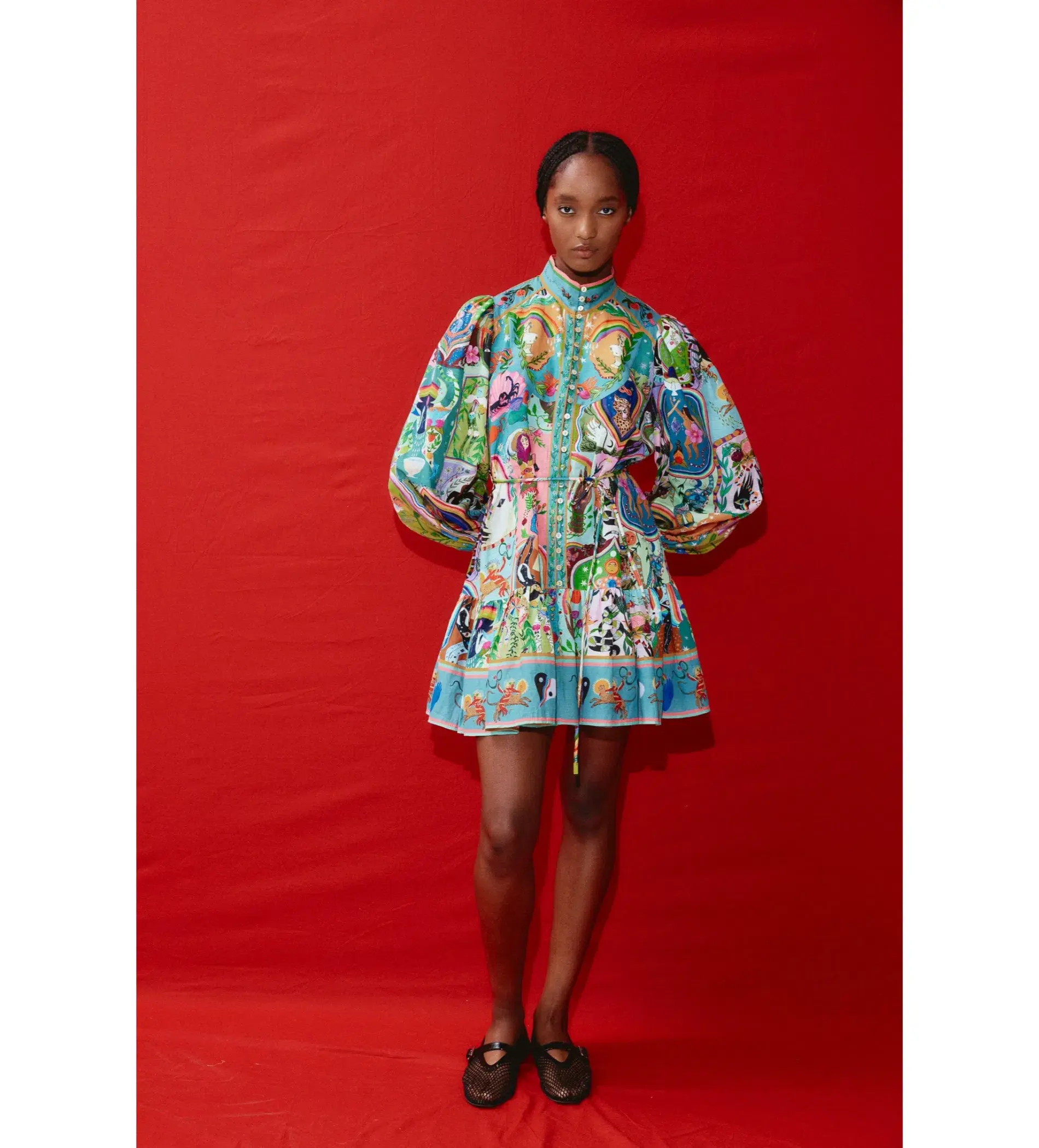 Alémais Evergreen Mini Dress Multi Size 4 - Image 1