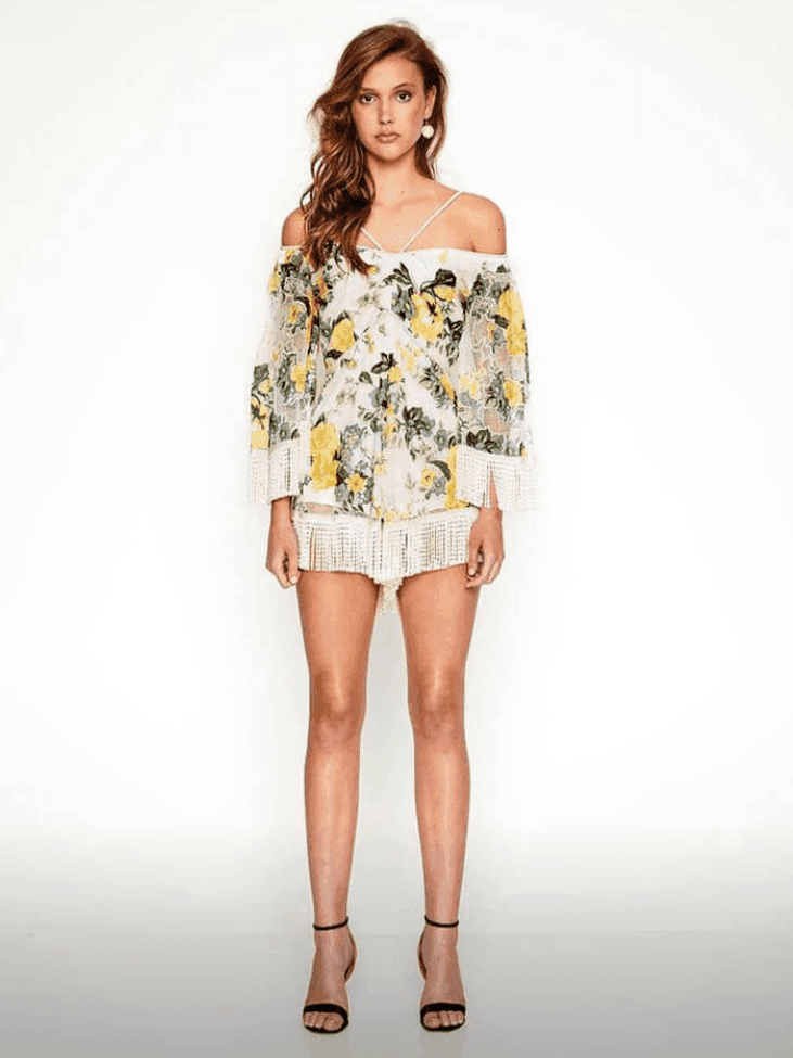 Alice Mc Call Le Fluer Playsuit Print Size 6 - Image 1